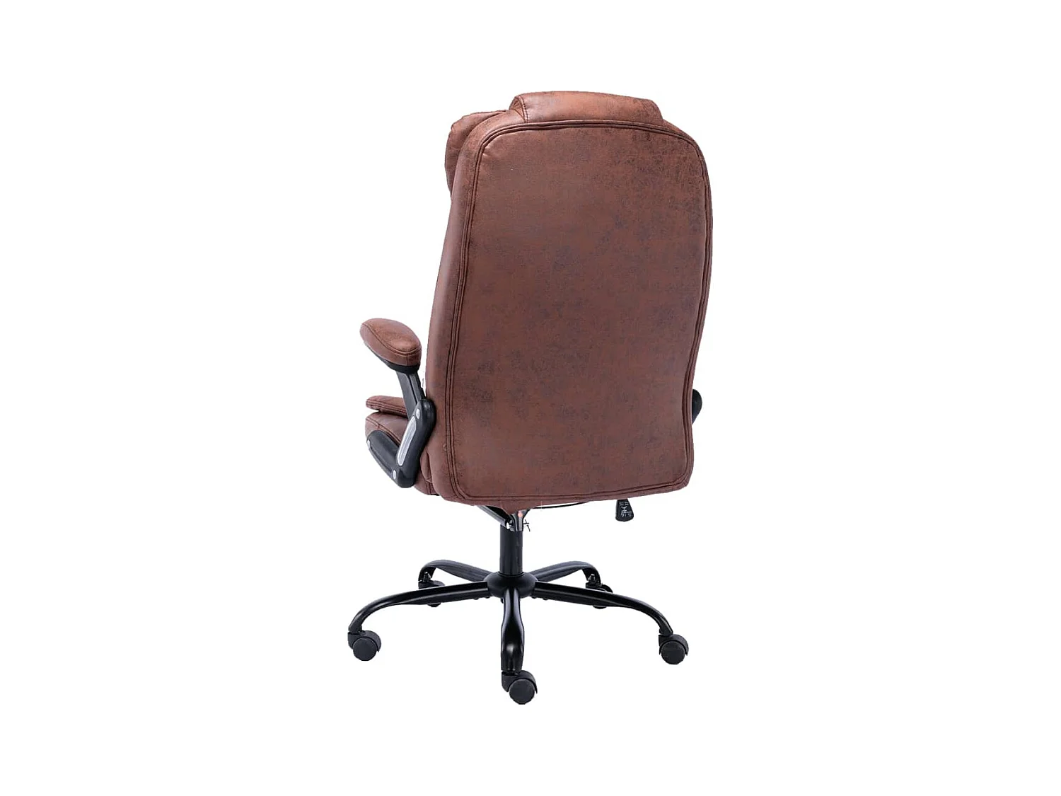 Chaise de bureau de massage marron clair similicuir daim FR60904