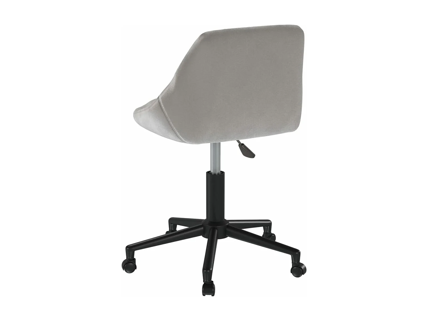 Chaise pivotante de bureau Gris clair Velours FR43571