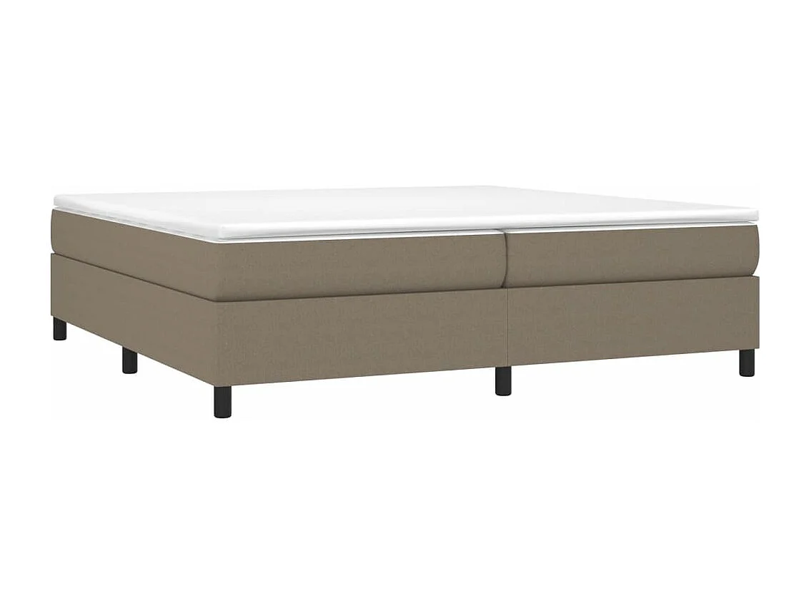 Cama tecido cinzento-acastanhado 200x200 cm PT648418