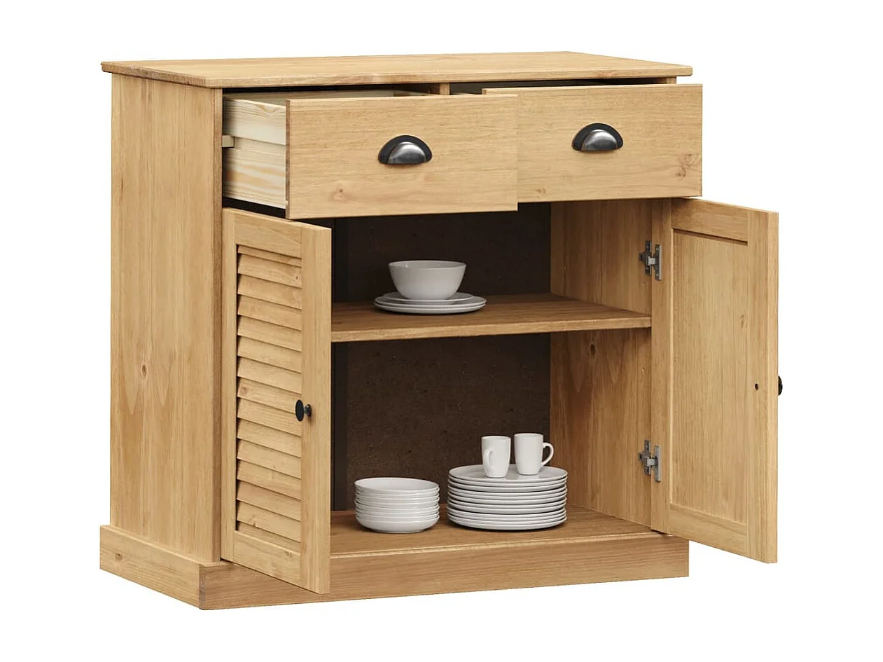 Aparador con cajones VIGO madera maciza pino 78x40x75 cm ES465172