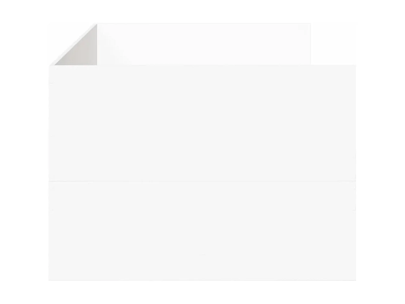 Cama c/ gavetas 90x200 cm derivados de madeira branco PT474181