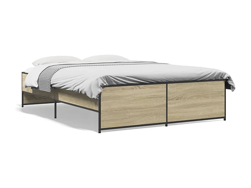 Cama 120x190 cm derivados madeira/metal PT898355