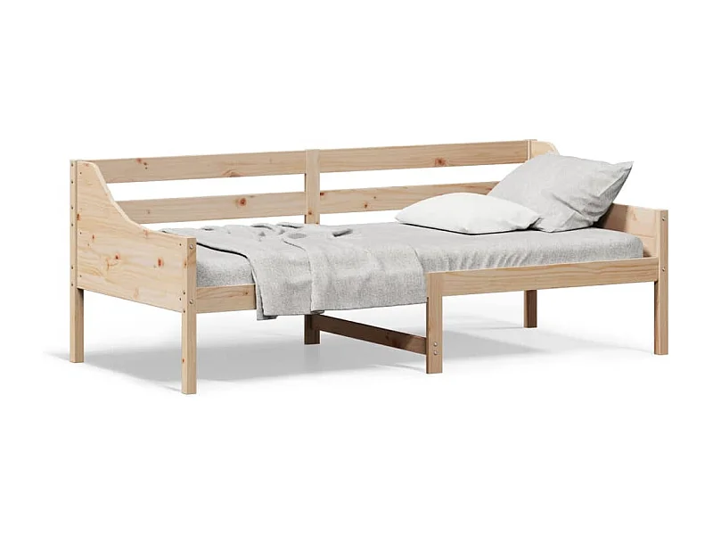 Sofá cama sin colchón madera maciza de pino 80x200 cm ES517722