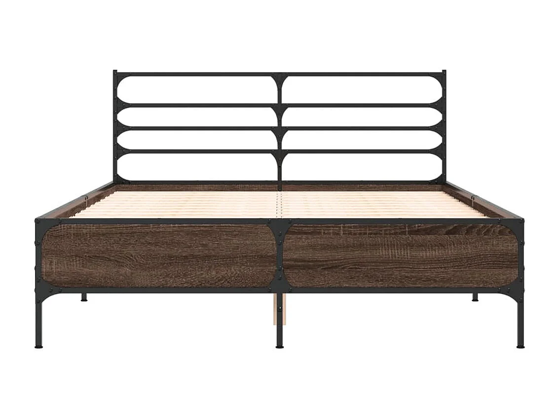 Cama 120x190cm derivados madeira/metal PT112797
