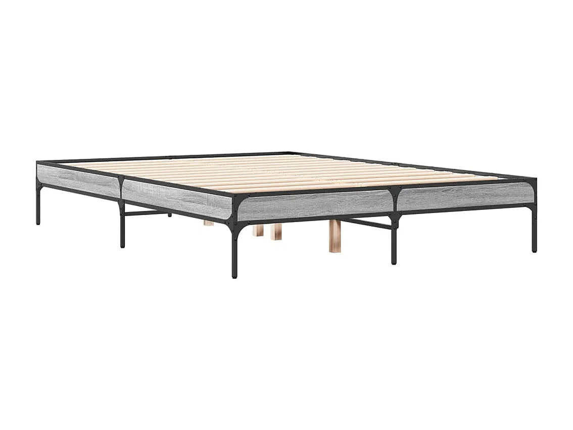 Cama 135x190 cm derivados de madeira/metal PT802782