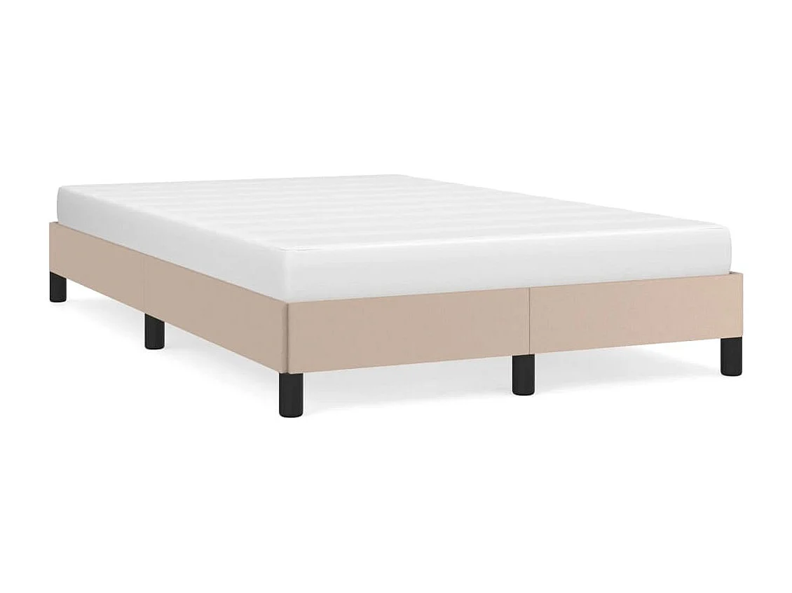 Bedframe kunstleer cappuccinokleurig 120x190 cm BE885358