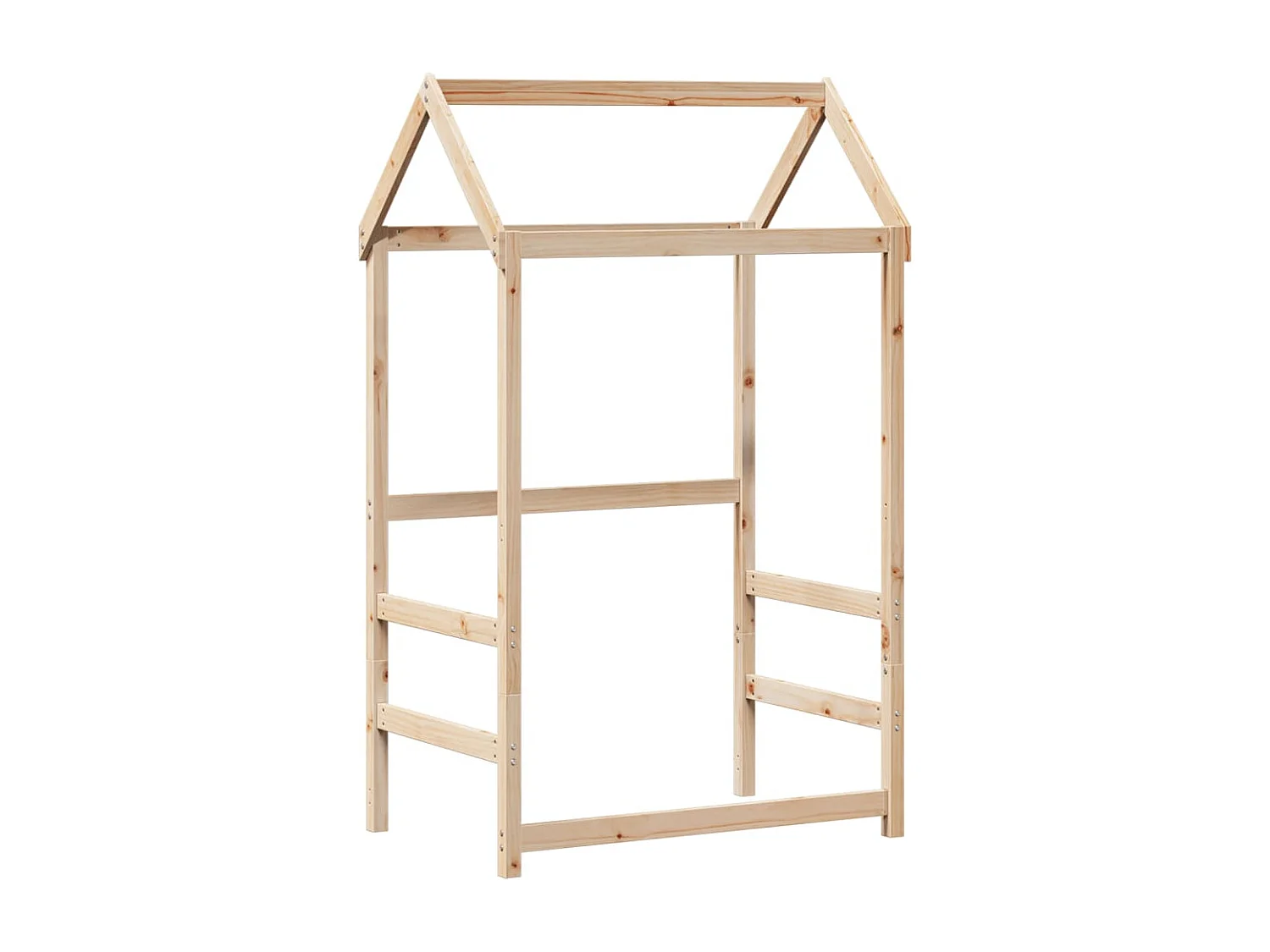 Lit de jour avec toit 90x200 cm bois de pin massif FR99246