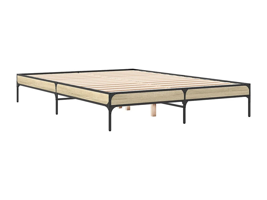 Cama 160x200 cm derivados madeira/metal PT887634