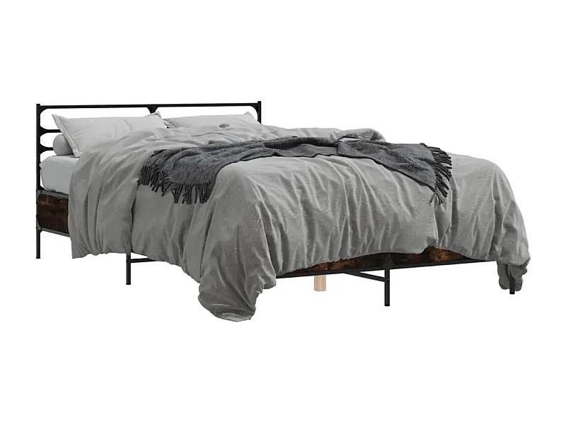 Cama 135x190 cm derivados madeira/metal PT915449