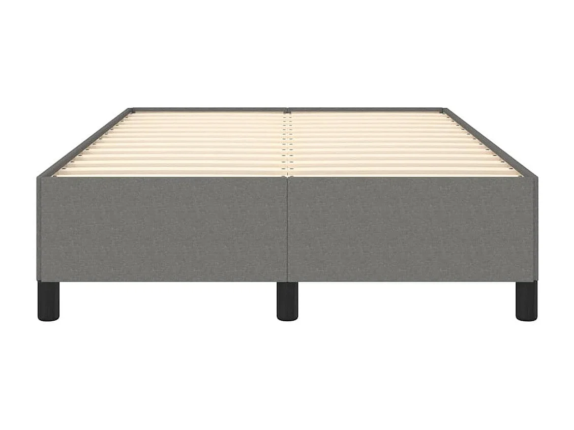 Cama 120x190 cm tecido cinzento-escuro PT148252