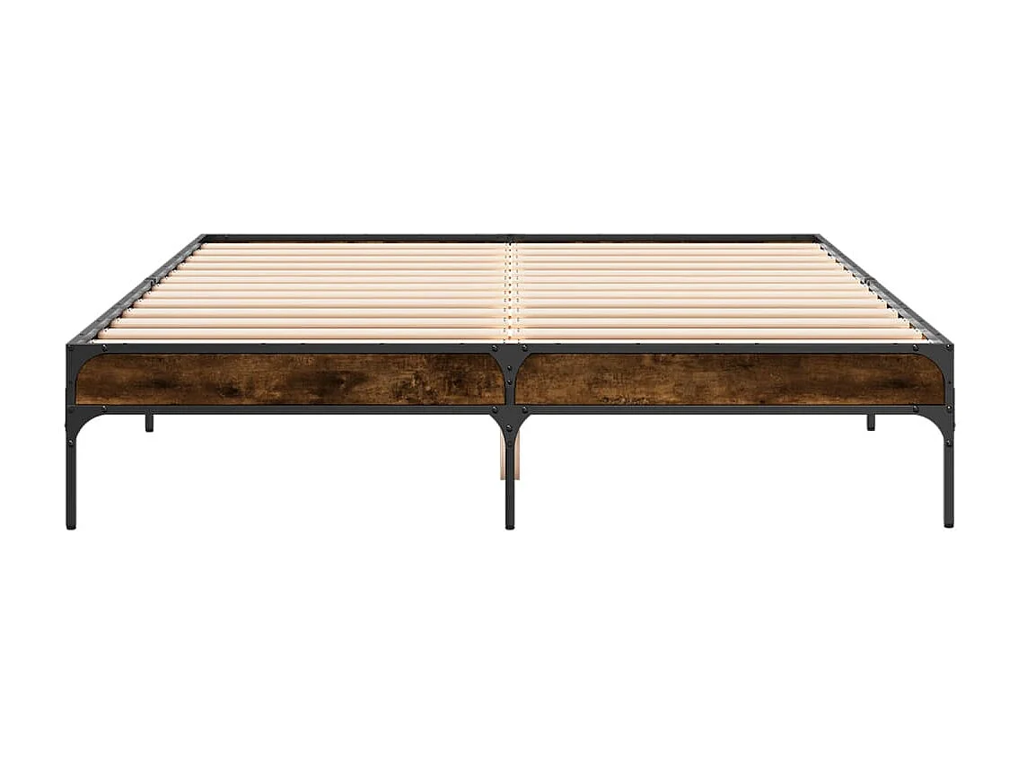 Cama 140x200 cm derivados madeira/metal PT216196