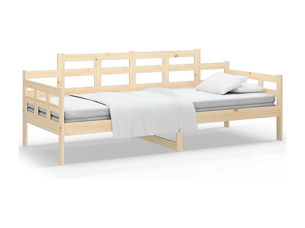 Sofá cama madera maciza de pino 90x200 cm ES282515