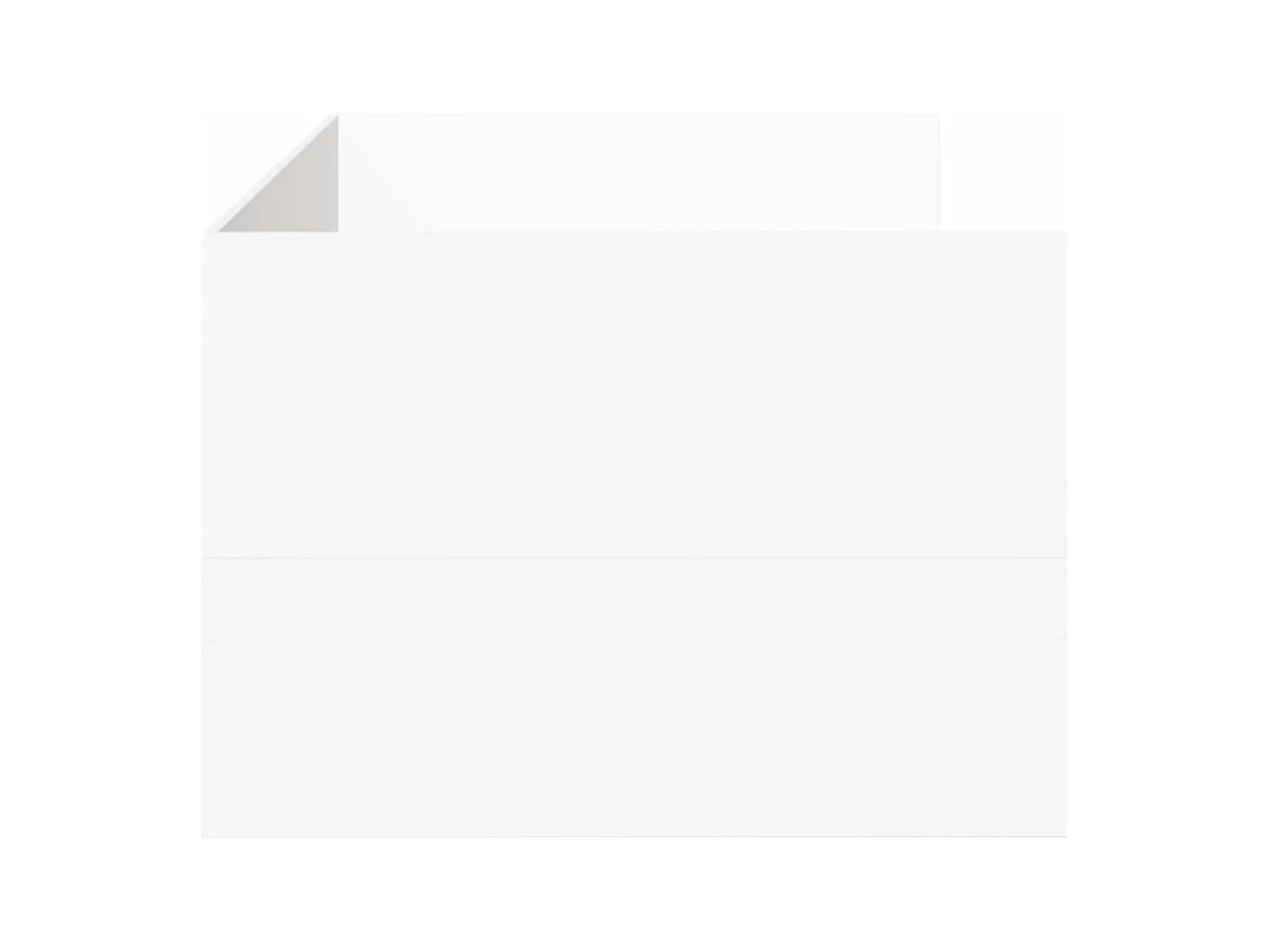 Lit de jour avec tiroirs blanc 90x190 cm bois d'ingénierie FR98417