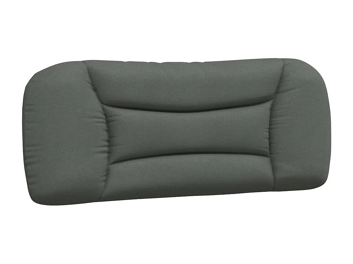 Bed met matras stof donkergrijs 100x200 cm BE308851