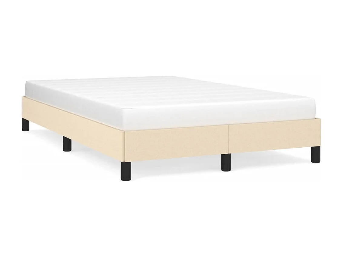 Cama matrimonial- 120x190 cm tela crema ES313450