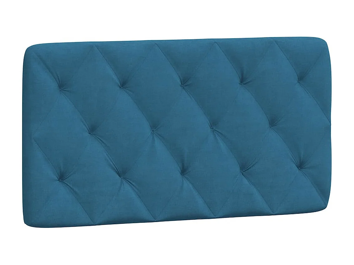 Lit adulte + matelas bleu 100x200 cm velours FR47616