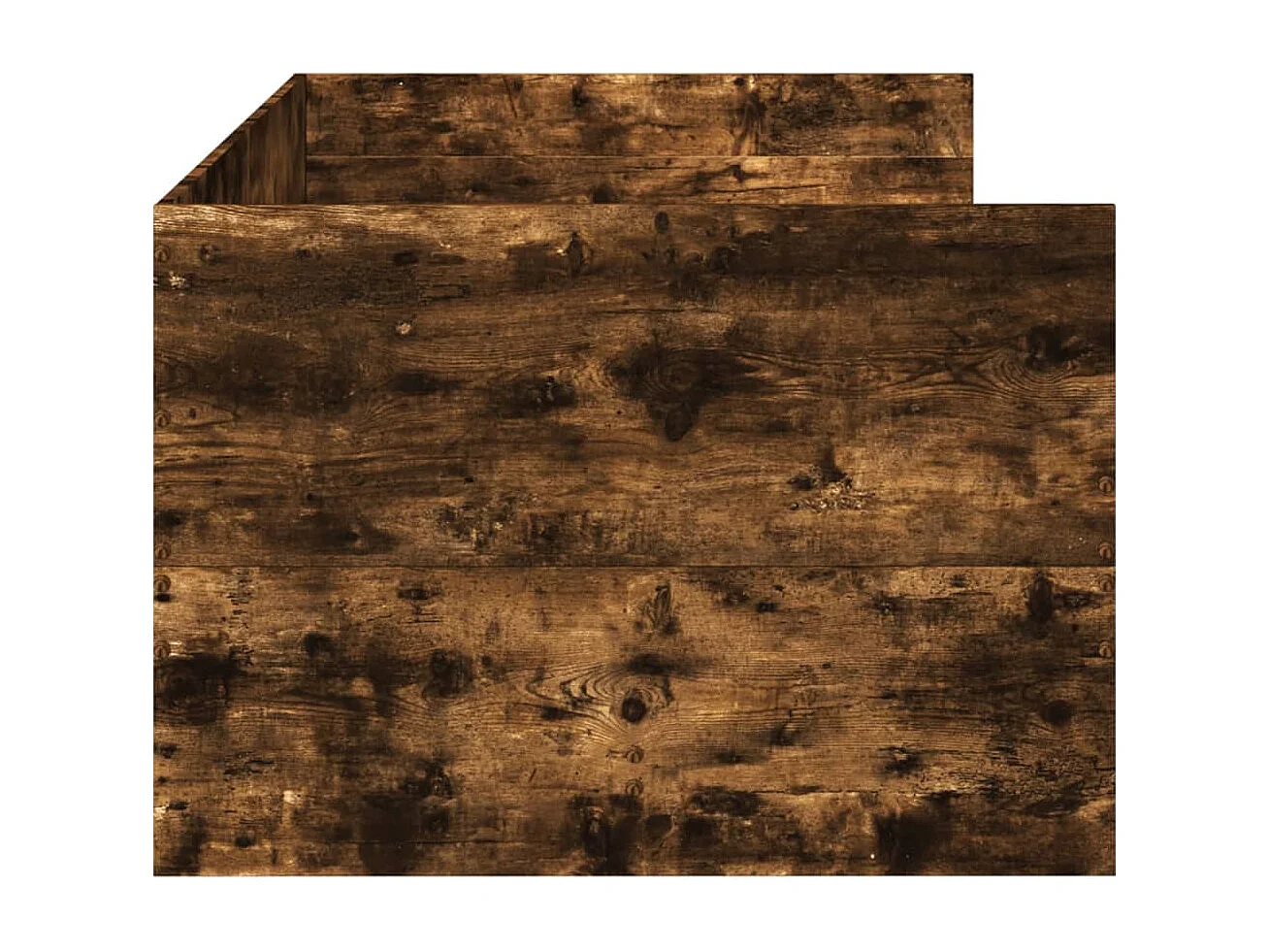 Lit de jour et tiroirs chêne fumé 90x200 cm bois d'ingénierie FR67722