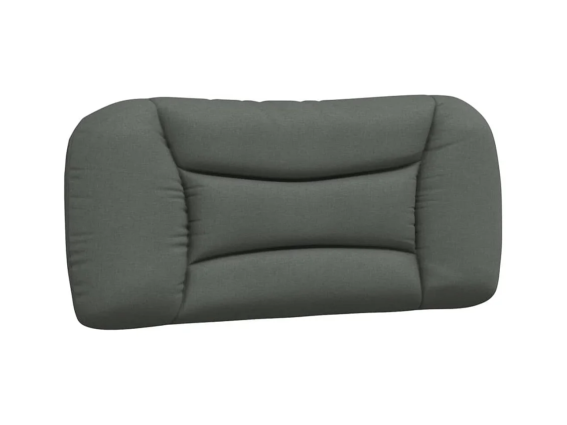 Bed met matras stof donkergrijs 90x190 cm BE419902