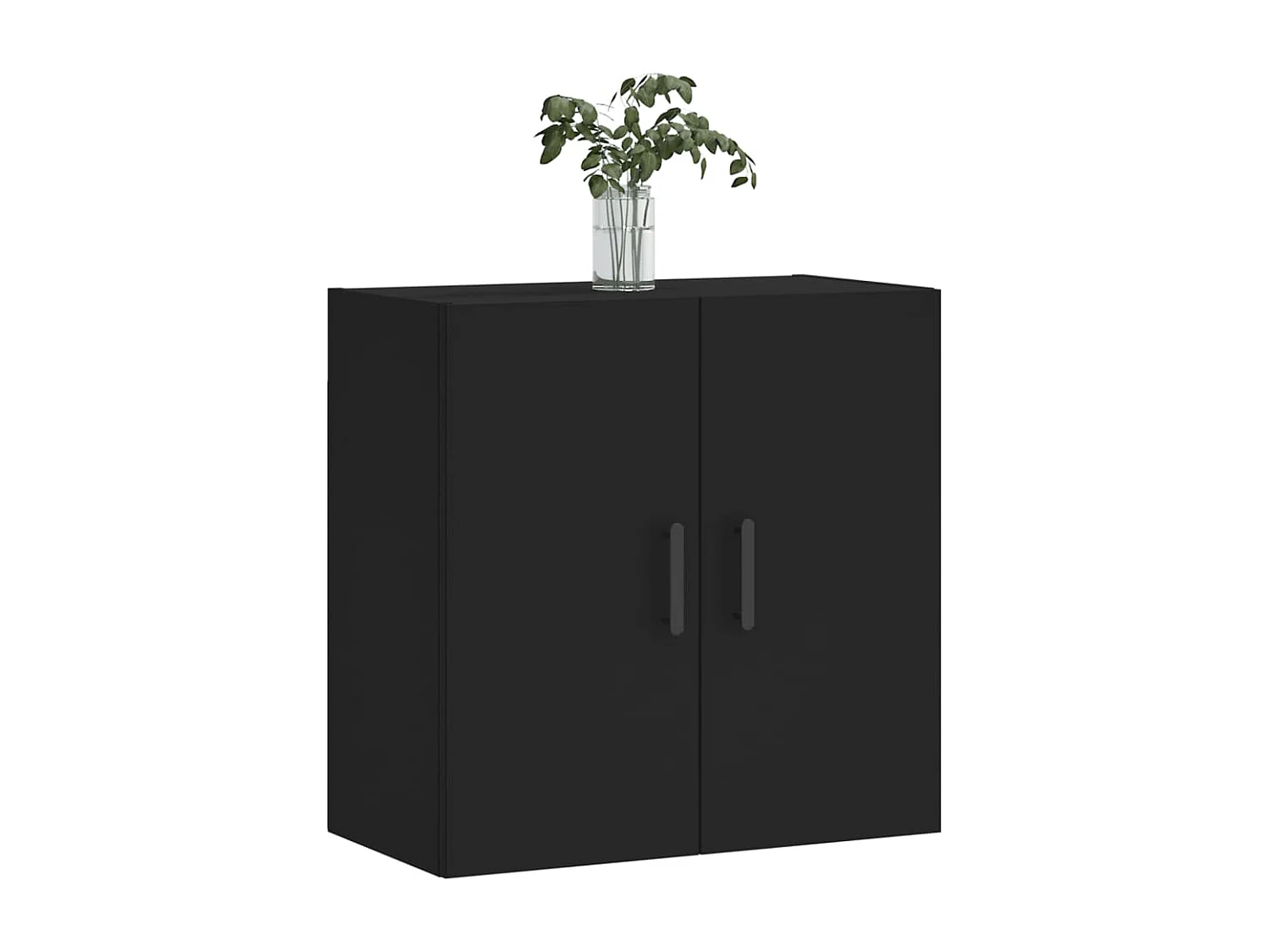 Armário parede 60x31x60 cm derivados de madeira preto PT982734