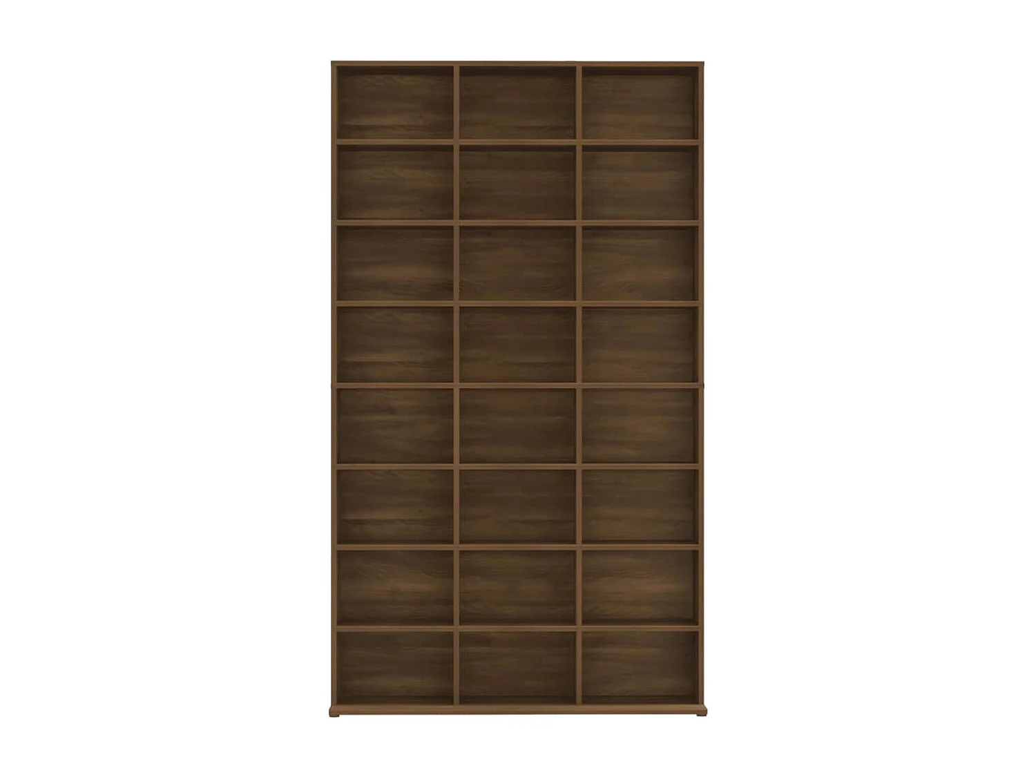 Armoire à CD Chêne marron 102x23x177,5 cm Bois d'ingénierie FR18540