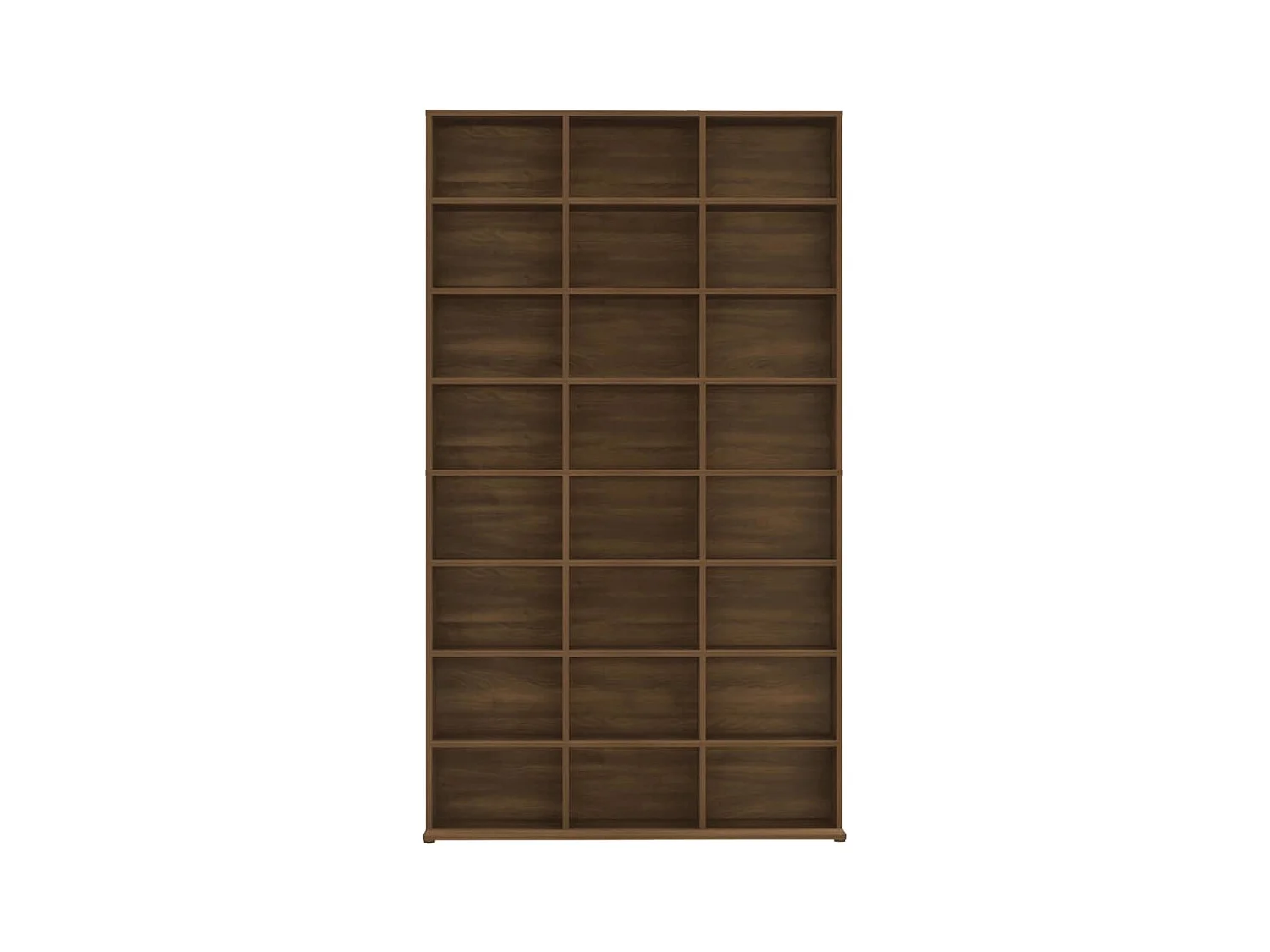 Cd-kast 102x23x177,5 cm bewerkt hout bruin eikenkleur BE717013