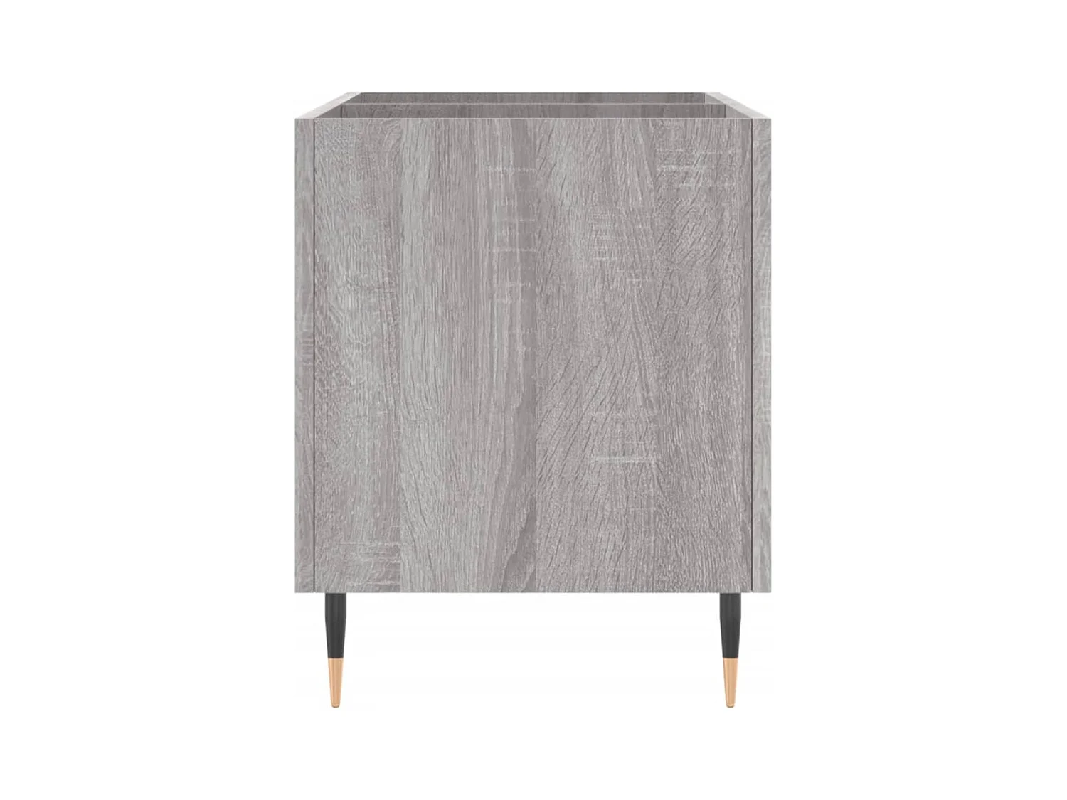 Mueble discos madera contrachapada gris sonoma 74,5x38x48 cm ES894865