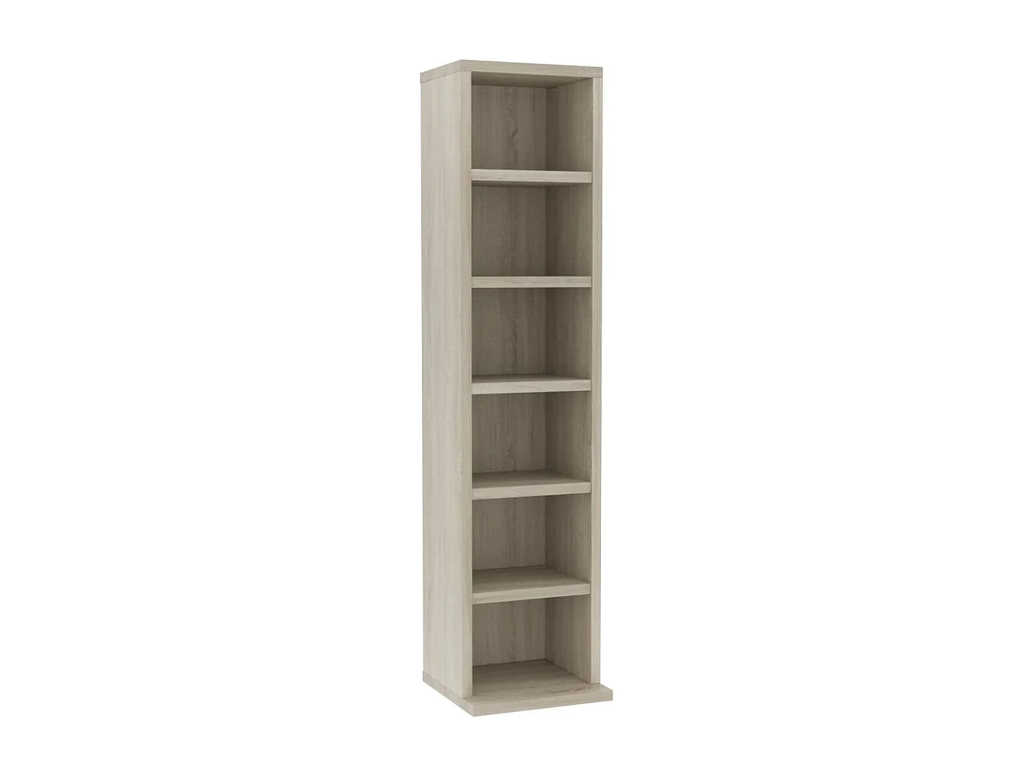 Armoire à CD Chêne sonoma 21x20x88 cm Bois d'ingénierie FR89045