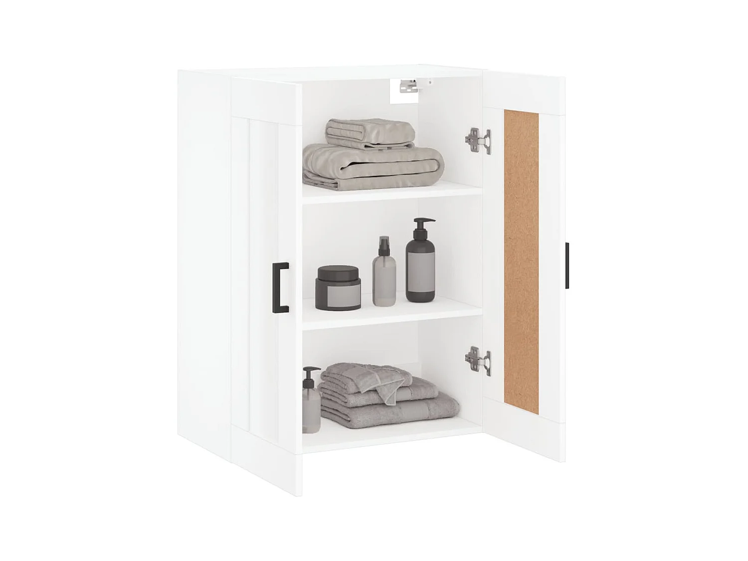 Armario de pared madera de ingeniería blanco 69,5x34x90 cm ES837506