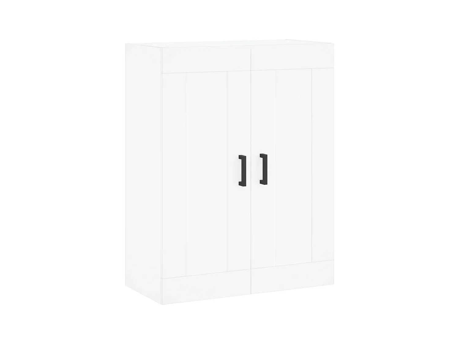 Armario de pared madera de ingeniería blanco 69,5x34x90 cm ES837506