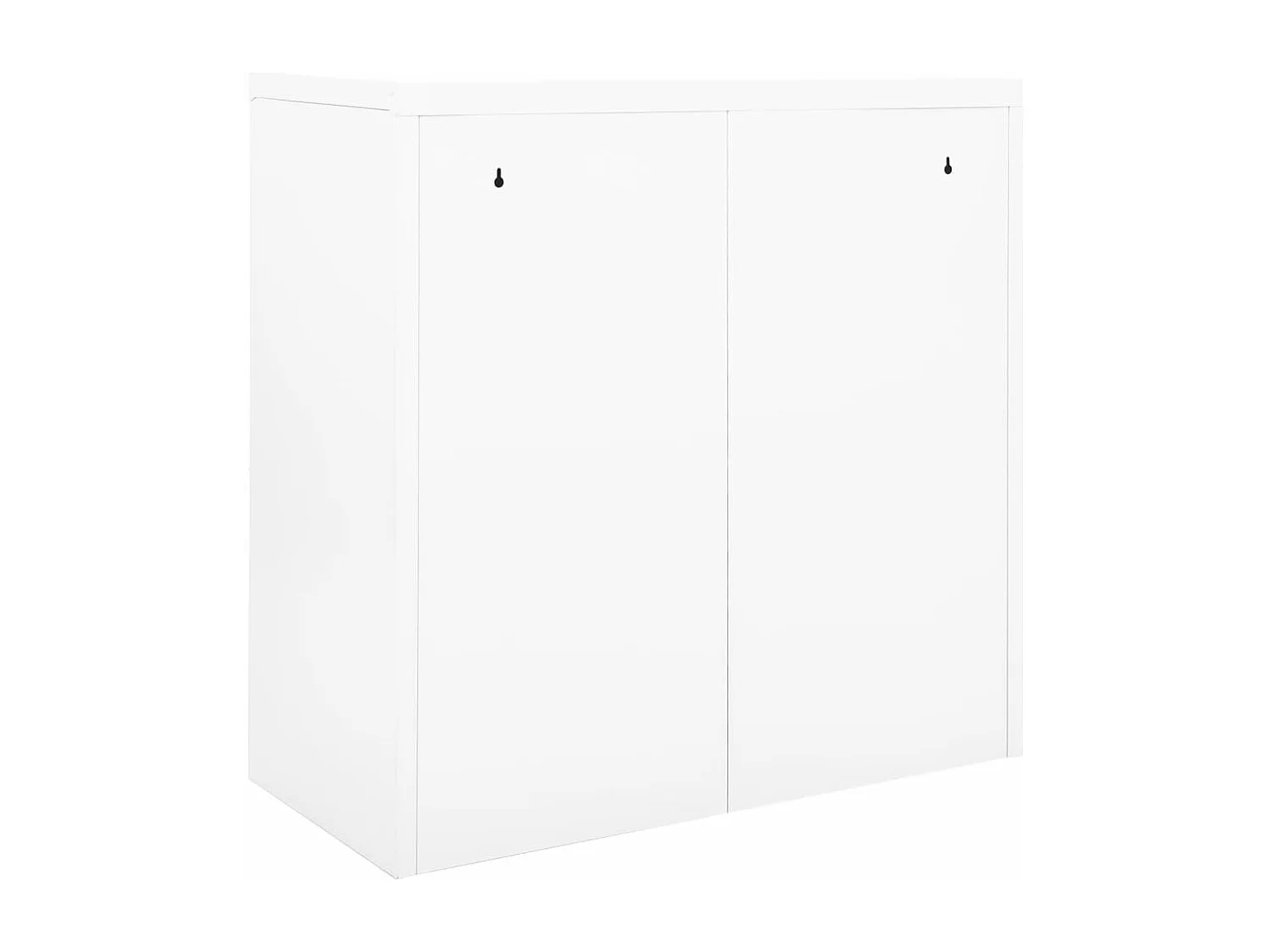 Roldeurkast 90x40x90 cm staal wit BE280138