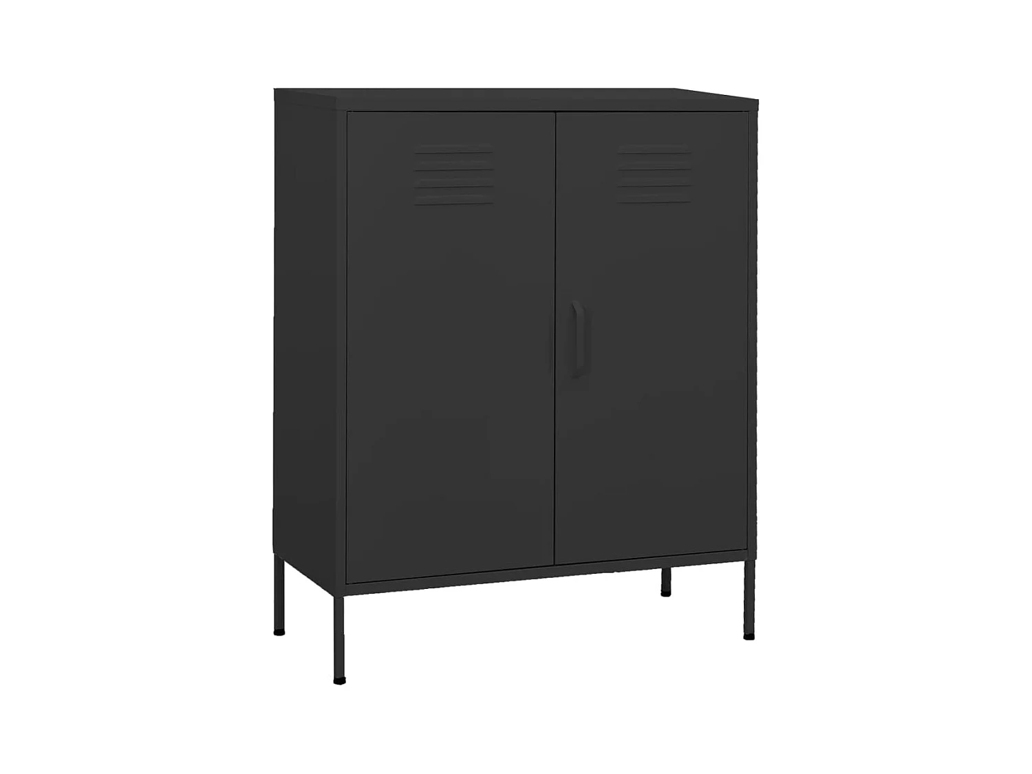 Armoire de rangement Anthracite 80x35x101,5 cm Acier FR95176