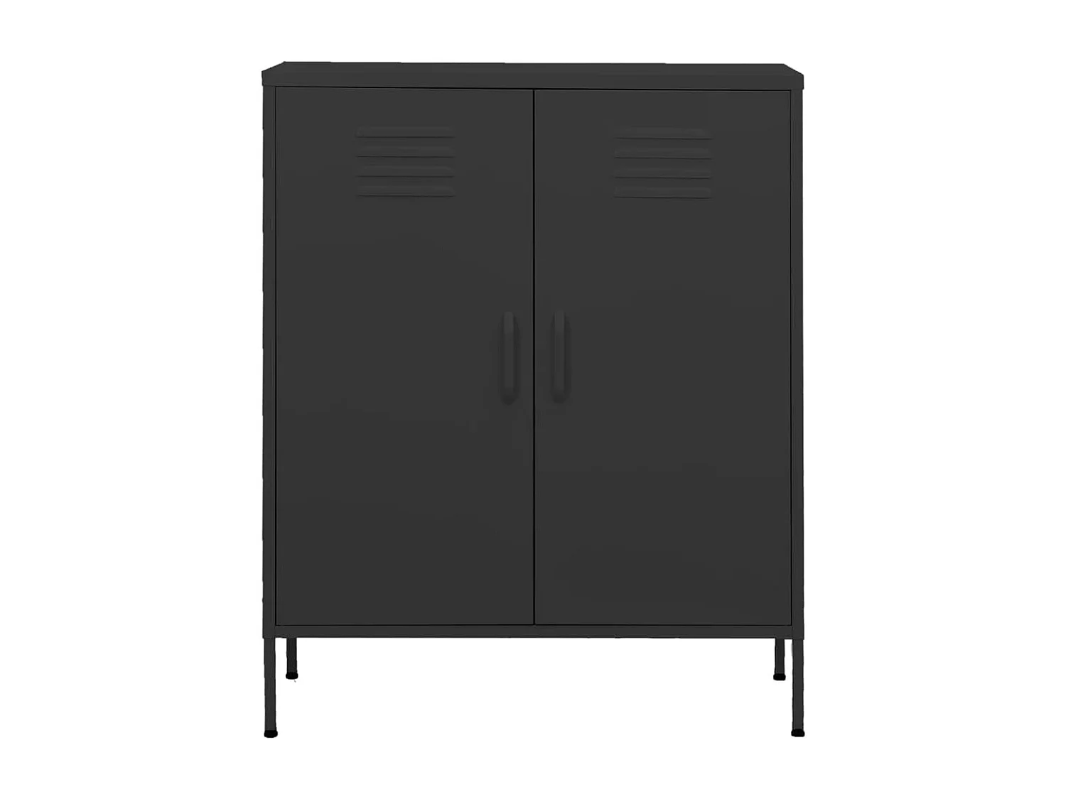 Armoire de rangement Anthracite 80x35x101,5 cm Acier FR95176
