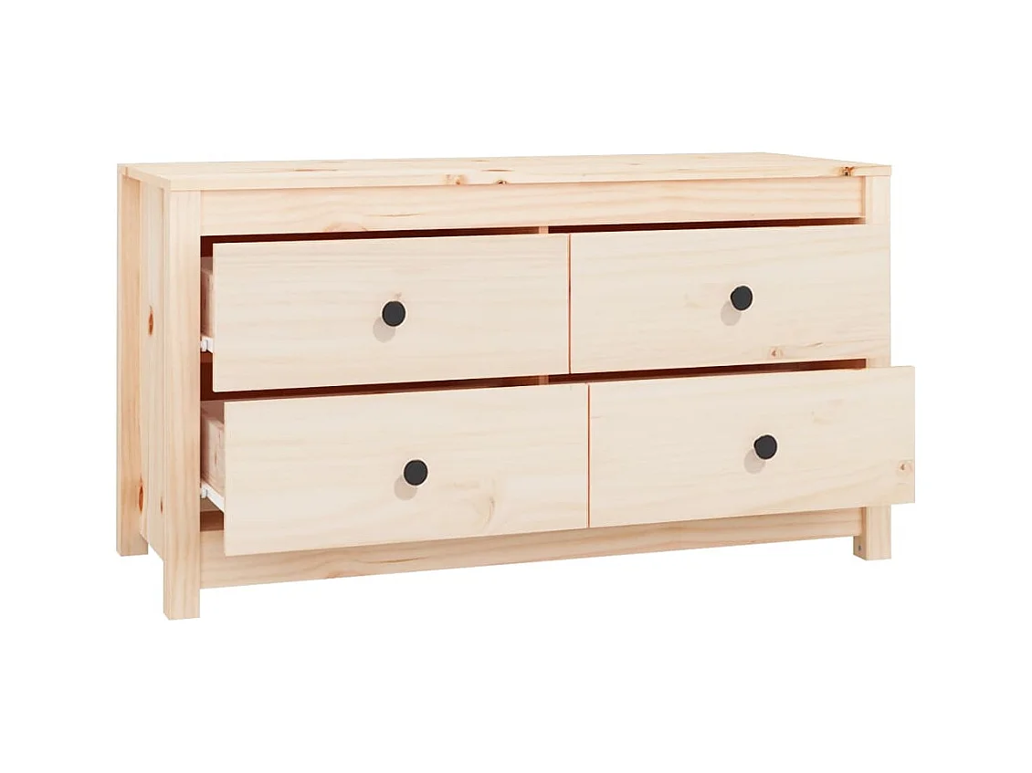Armoire latérale 100x40x54 cm Bois de pin massif FR51095