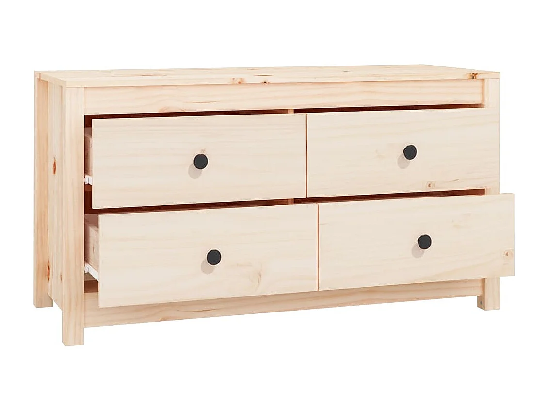 Armoire latérale 100x40x54 cm Bois de pin massif FR51095