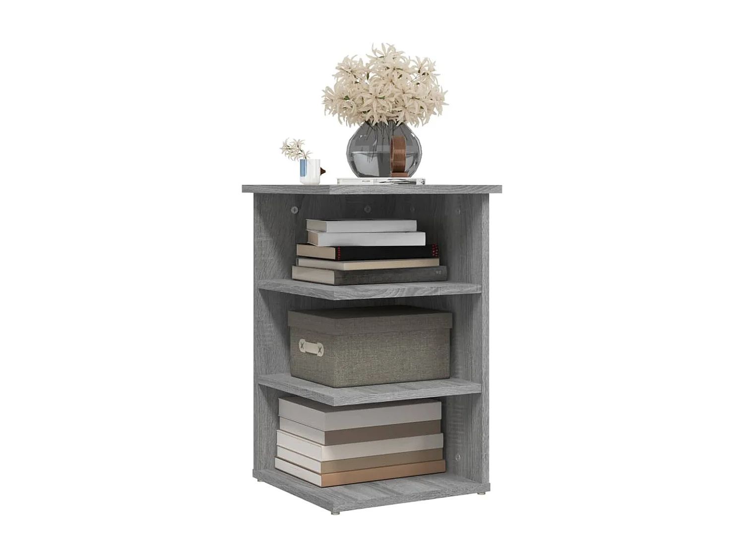 Armoire latérale Sonoma gris 35x35x55 cm Bois d'ingénierie FR95625