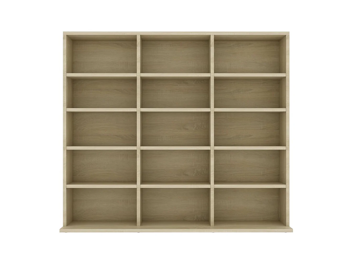 Cd-kast 102x23x89,5 cm bewerkt hout sonoma eikenkleurig BE949263