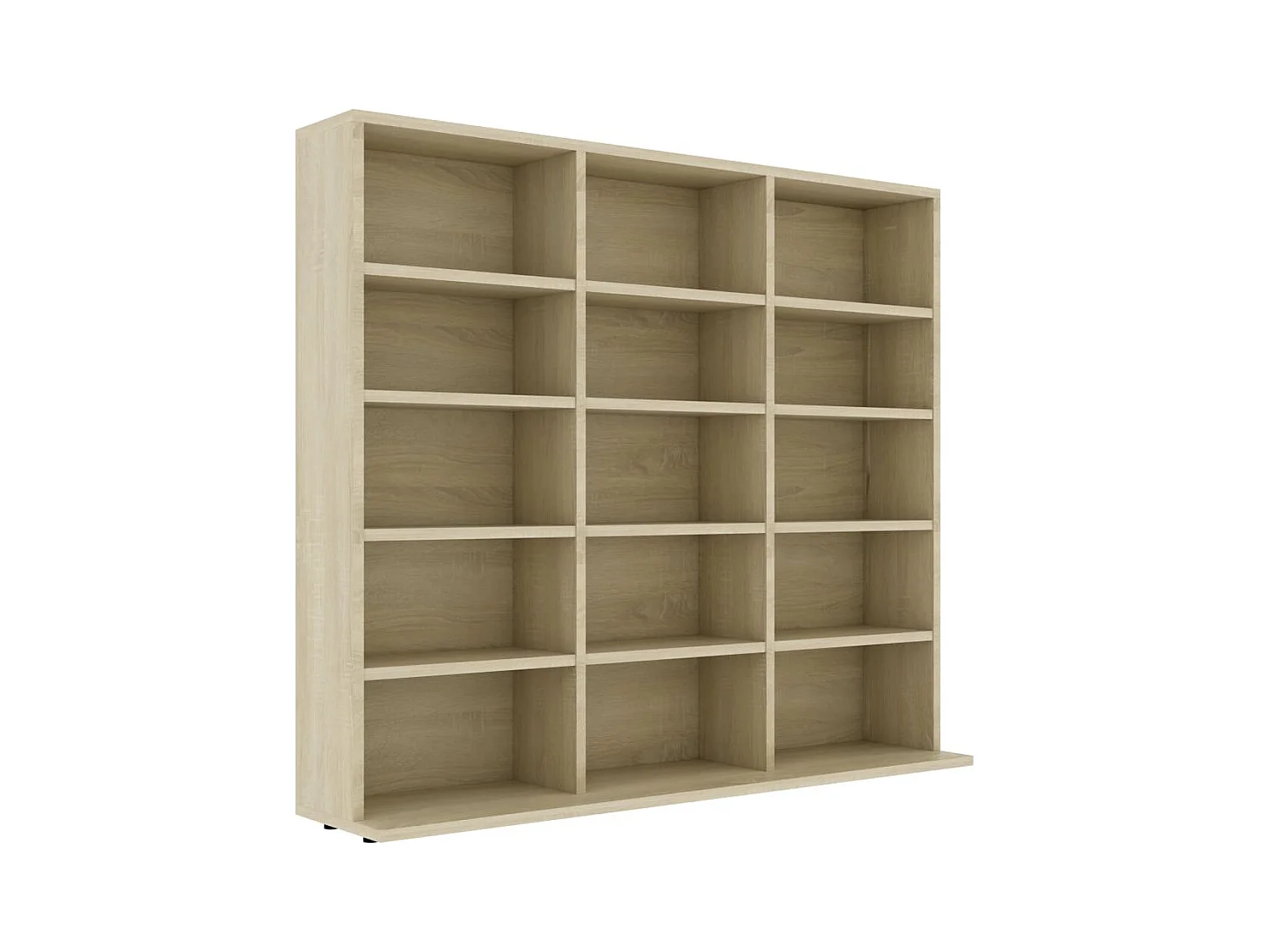 Cd-kast 102x23x89,5 cm bewerkt hout sonoma eikenkleurig BE949263