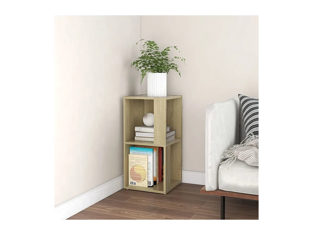 Armoire d'angle Chêne sonoma 33x33x67 cm Bois d'ingénierie FR14491