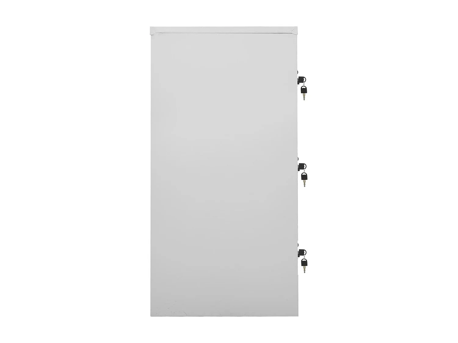 Armoires à casiers 2 pcs Gris clair et bleu 90x45x92,5 cm Acier FR18131