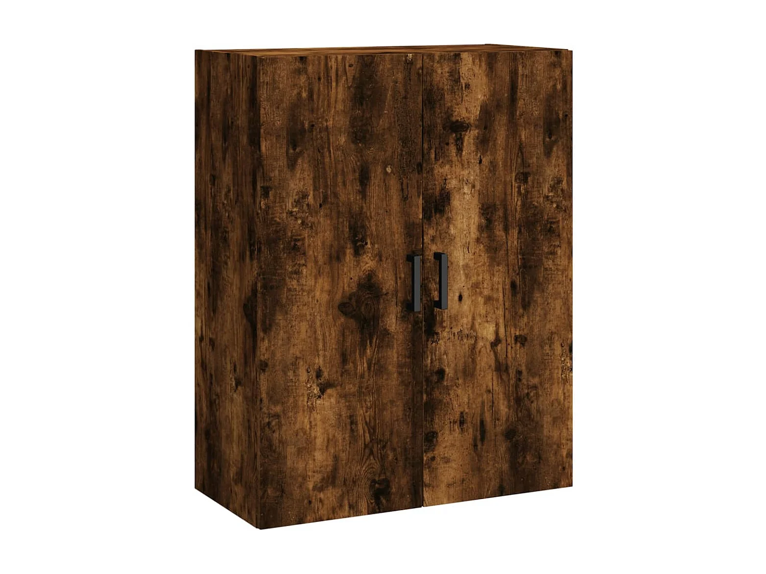 Armoire murale chêne fumé 69,5x34x90 cm FR36718