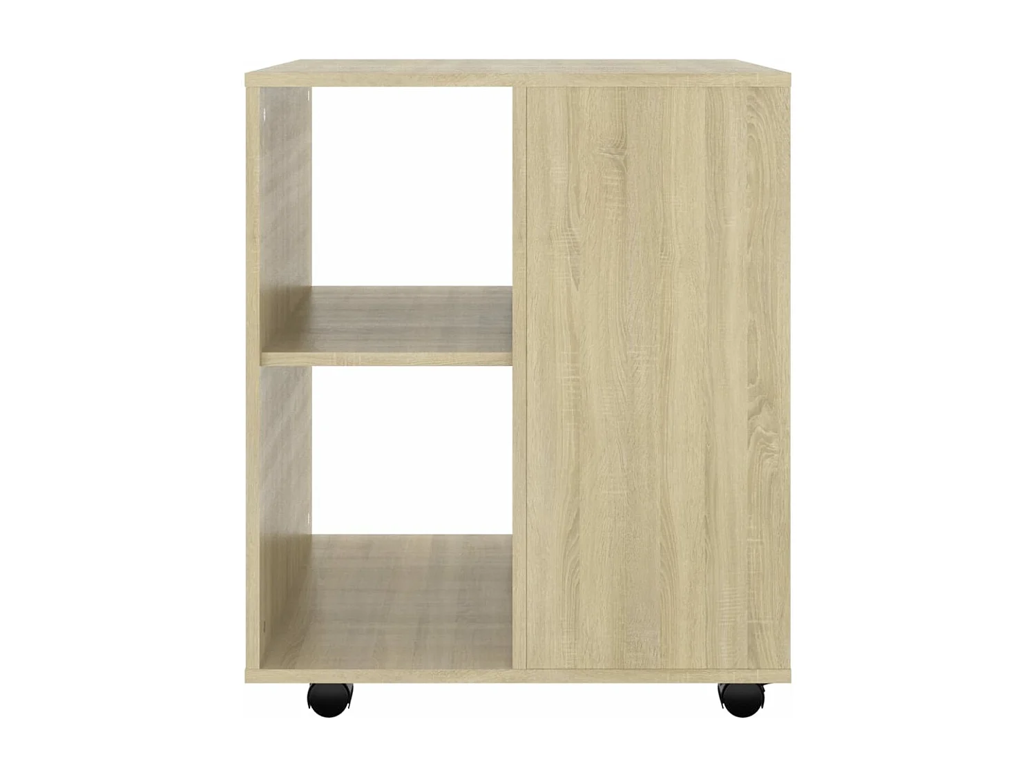 Armoire à roulettes Chêne Sonoma 60x53x72 cm Bois d'ingénierie FR43858