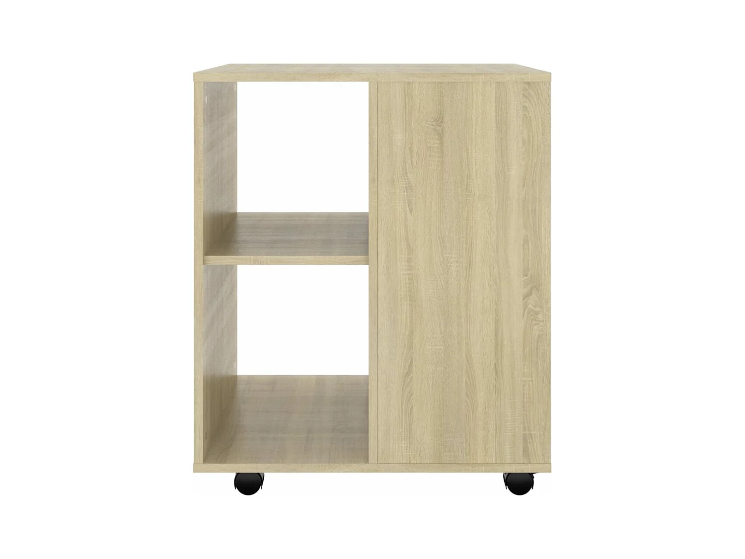 Rolkast 60x53x72 cm bewerkt hout sonoma eikenkleurig BE518079