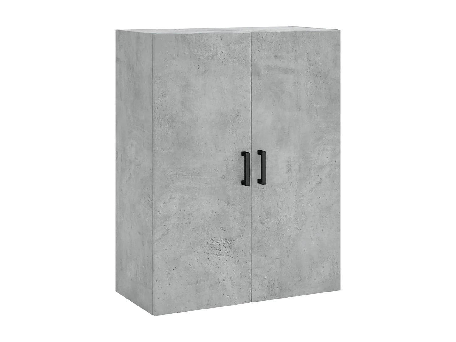 Armoire murale gris béton 69,5x34x90 cm FR86586