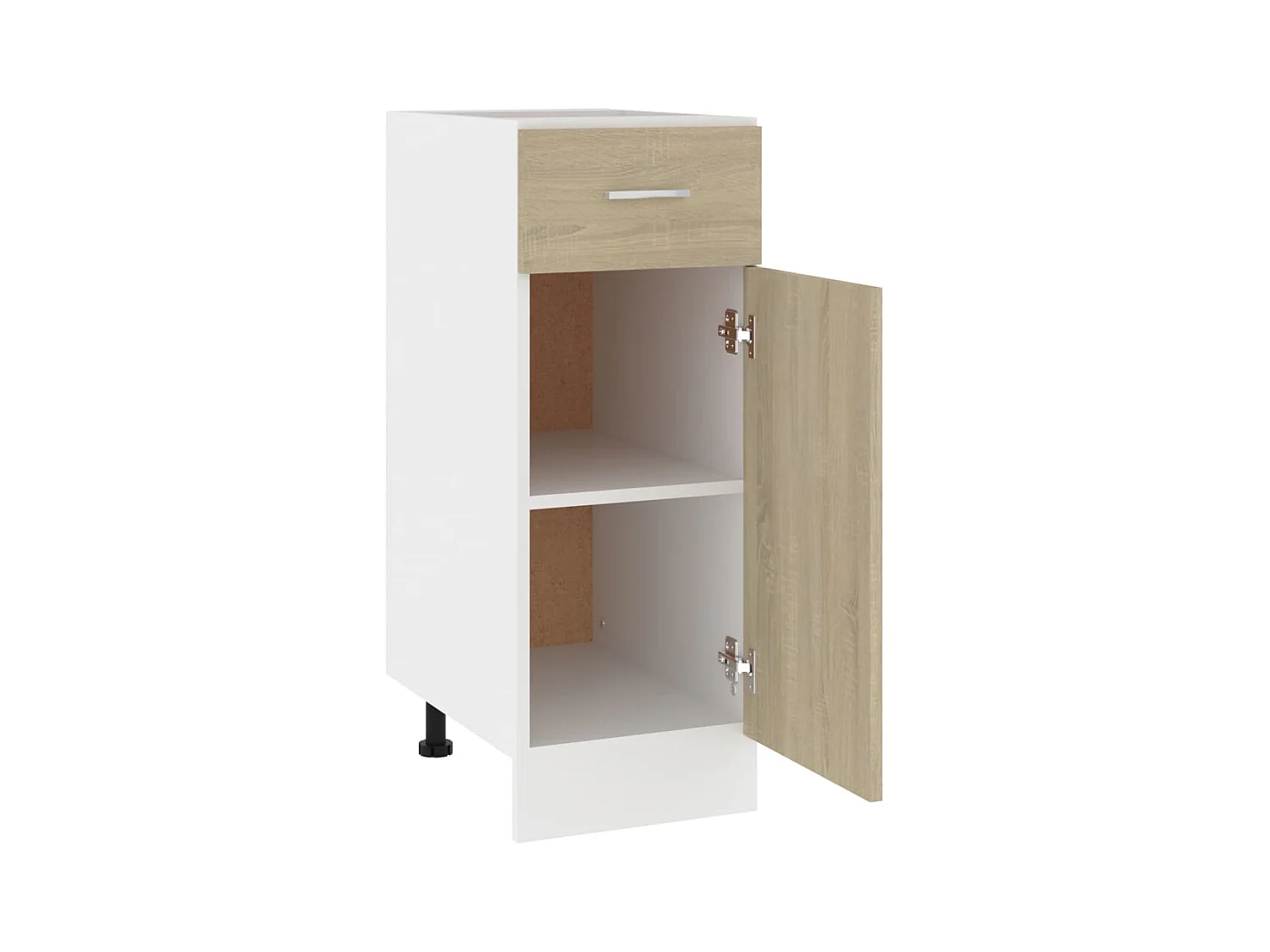 Armario inferior madera ingeniería roble 30x46x81,5 cm ES916871