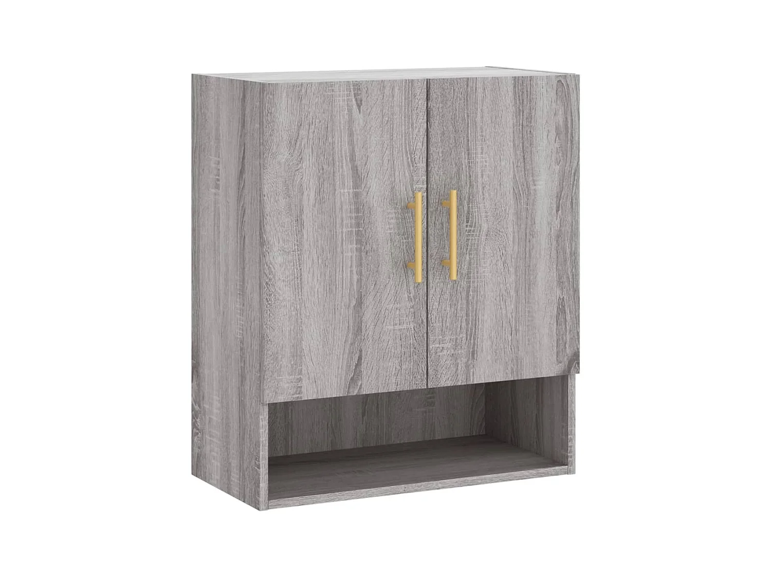 Armoire murale sonoma gris 60x31x70 cm bois d'ingénierie FR19412