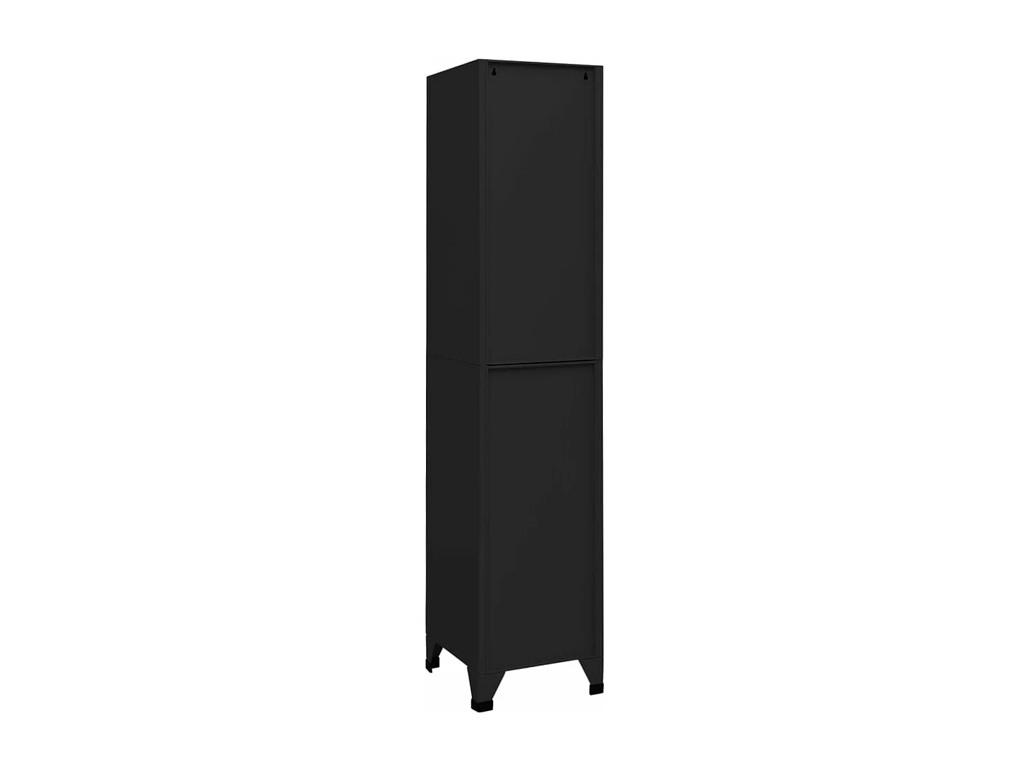 Armoire à casiers Noir 38x40x180 cm Acier FR13300