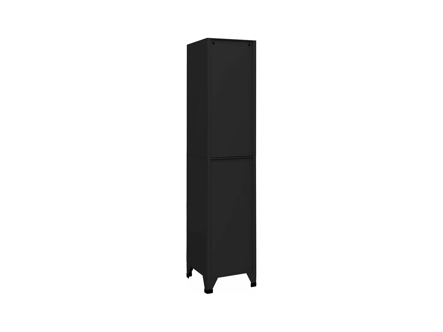 Taquilla de acero negro 38x40x180 cm ES263342