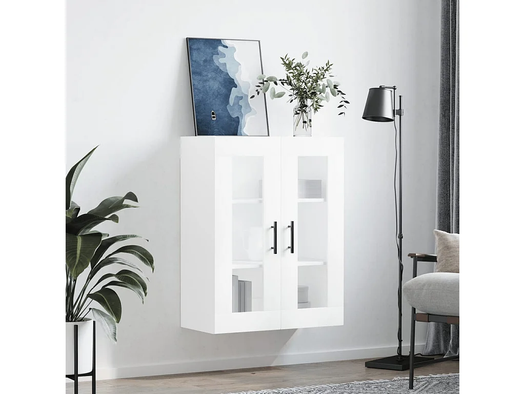 Armario de pared blanco 69,5x34x90 cm ES503553