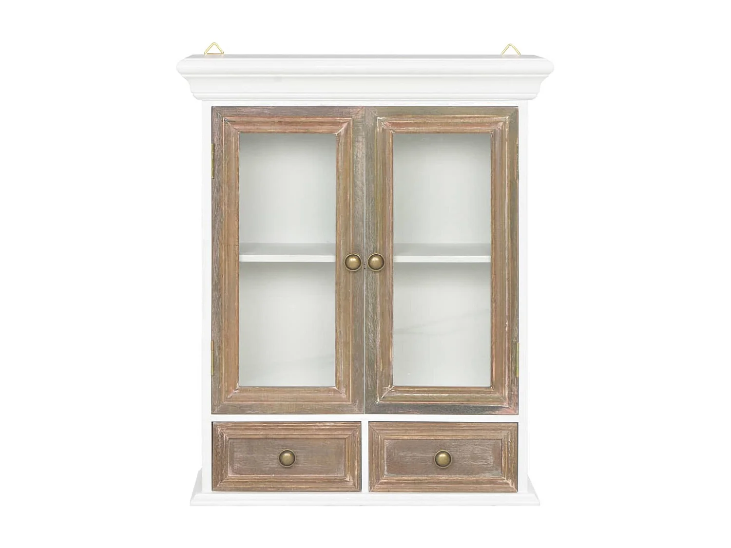 Armoire murale Blanc 49x22x59 cm Bois d'ingénierie FR61717