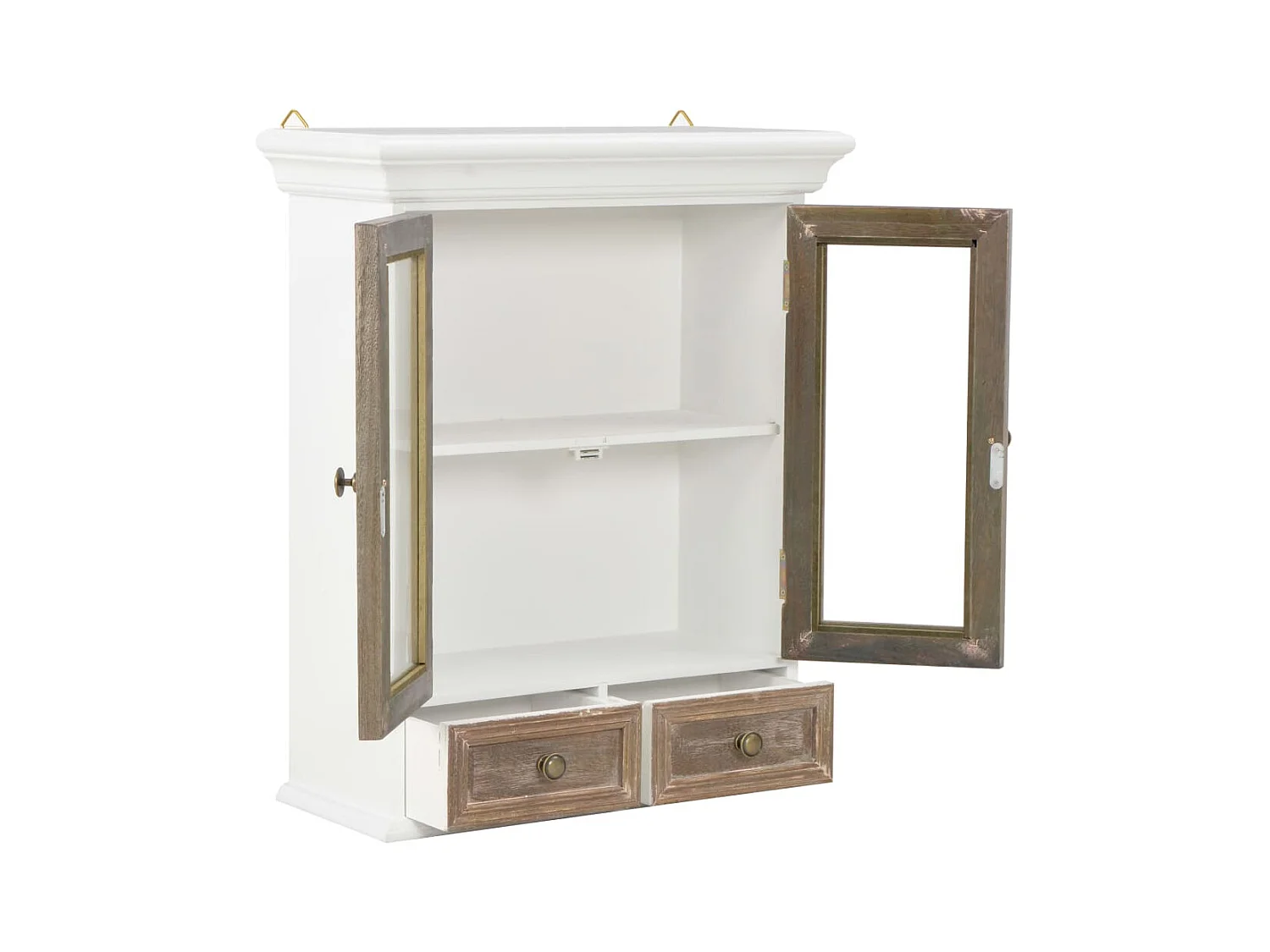 Armoire murale Blanc 49x22x59 cm Bois d'ingénierie FR61717